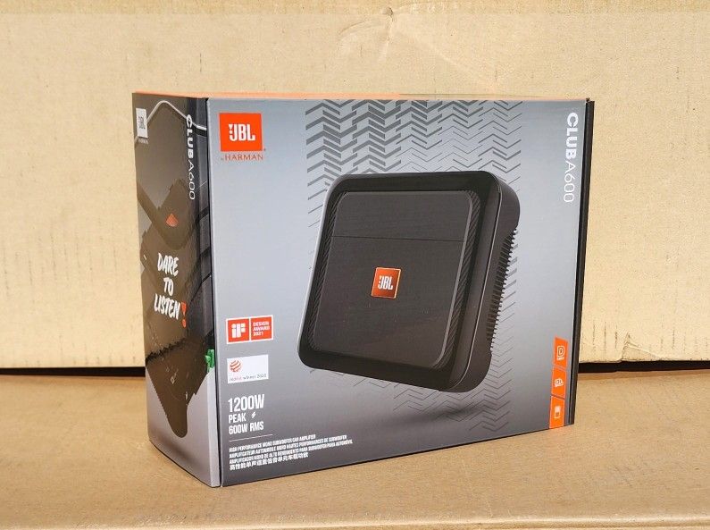 JBL Power Amplifier Club Series A600 Subwoofer Amp 1200 Watts Bass Knob Control 🚨 Payment Options Available 🚨 No Credit Needed 🚨