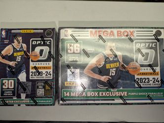 2023-24 Donruss Optic Basketball Mega Box And Blaster Lot Target Purple Shock 