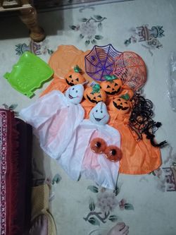 Halloween Decoration Bundle Ghost Pumpkin Spider Web