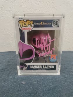 Power Rangers Pink Ranger Funko Pop signed