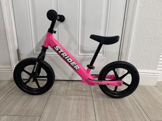 Pink Strider Balance Bike