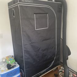 AC Infinity 4x2 Full Grow Tent Set Up