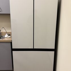 Must Go This Weekend!!! Samsung 24 cu. ft. Bespoke Counter Depth 3-Door Refrigerator with Beverage Center