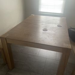 Table and 2 Benches
