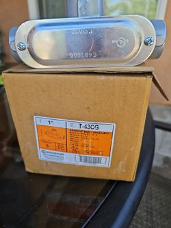 CONDUIT BODY ASSEMBLY 1" T-43CG Box .5