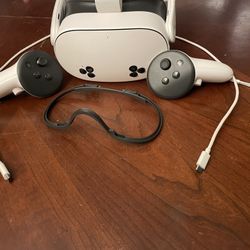 Meta-Quest 3 S With Progress On Job simulator