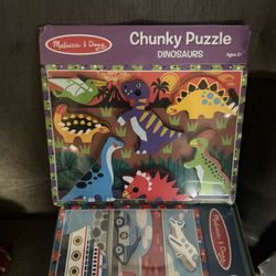 Melissa & Doug Chunky Puzzle - Dinosaurs