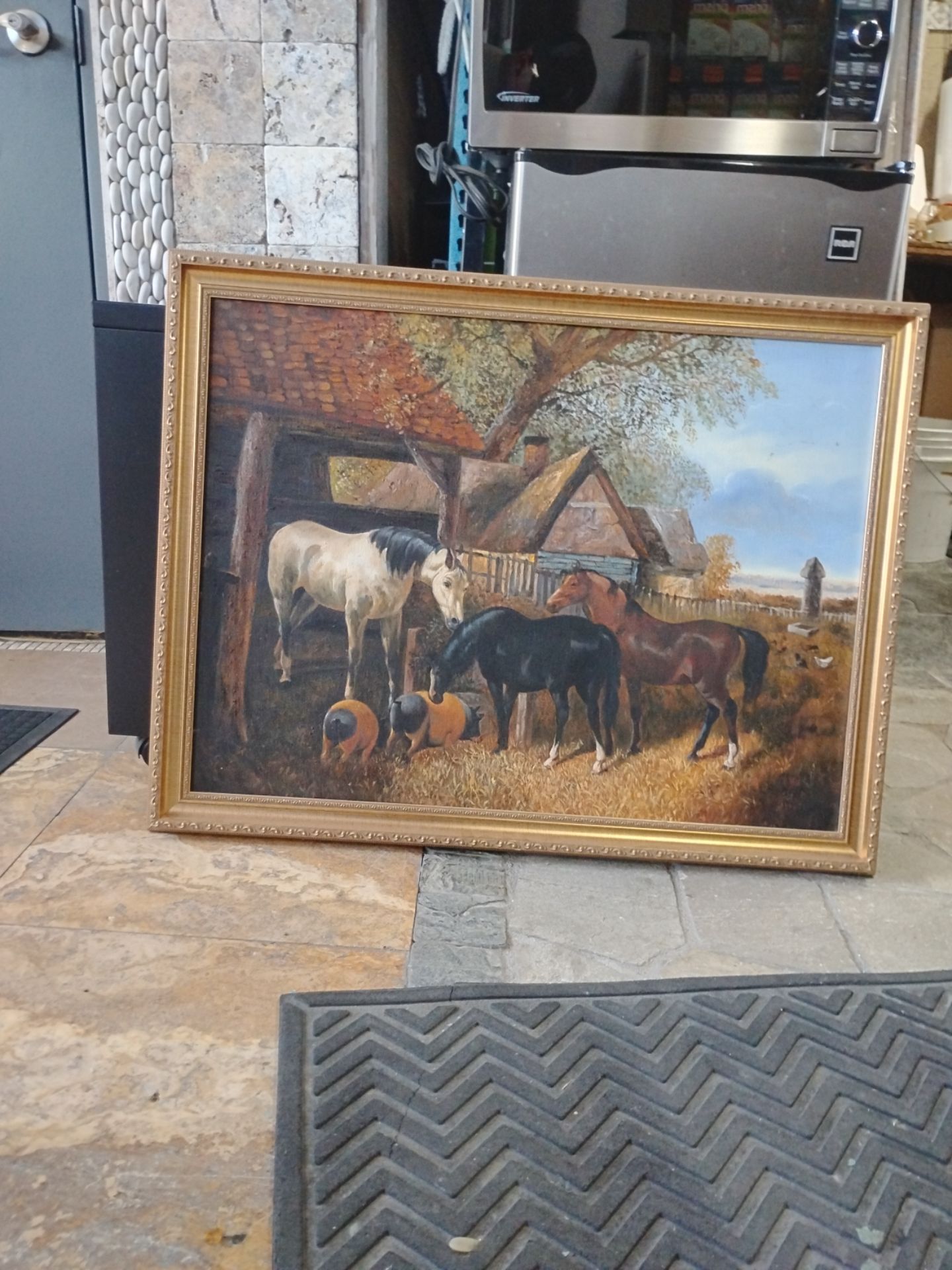 Painting horses n pigs 120