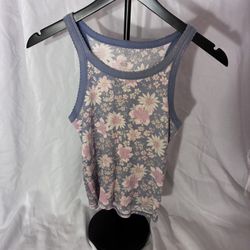 American Eagle Daily Fave Ditsy Floral Tank