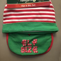 Baby Hat And Bib Set 