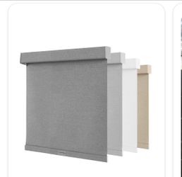 Gray Roller Shade 52”x72”