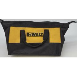 NEW DEWALT Heavy Duty Nylon Small Tool Bag Tote Carrying Case 12" x 8" x 7"