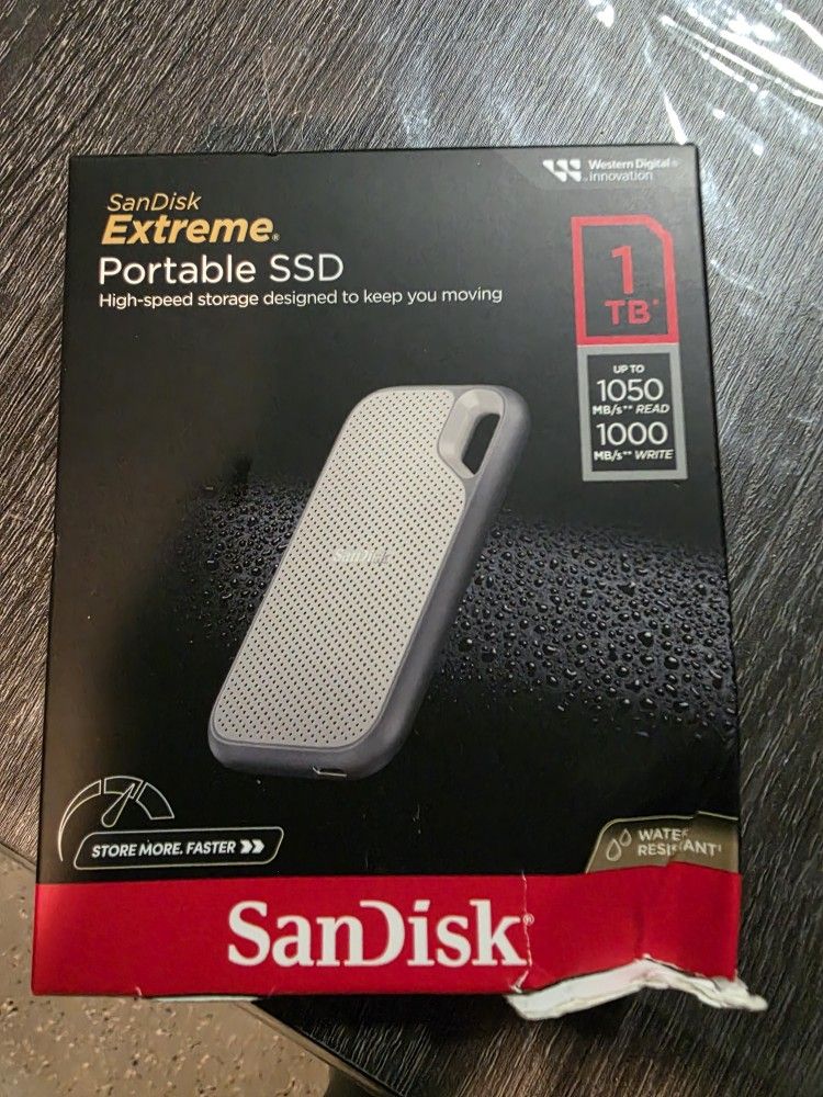 Sandisk Extreme Portable SSD 1 TB