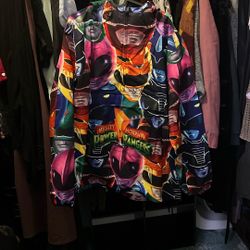 Chalk line Power Rangers Windbreaker 