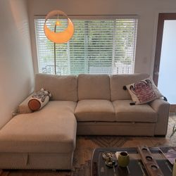 Pull Out L Couch With Storage 