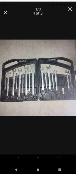 Vintage Stanley 16 piece Combination Wrench Set