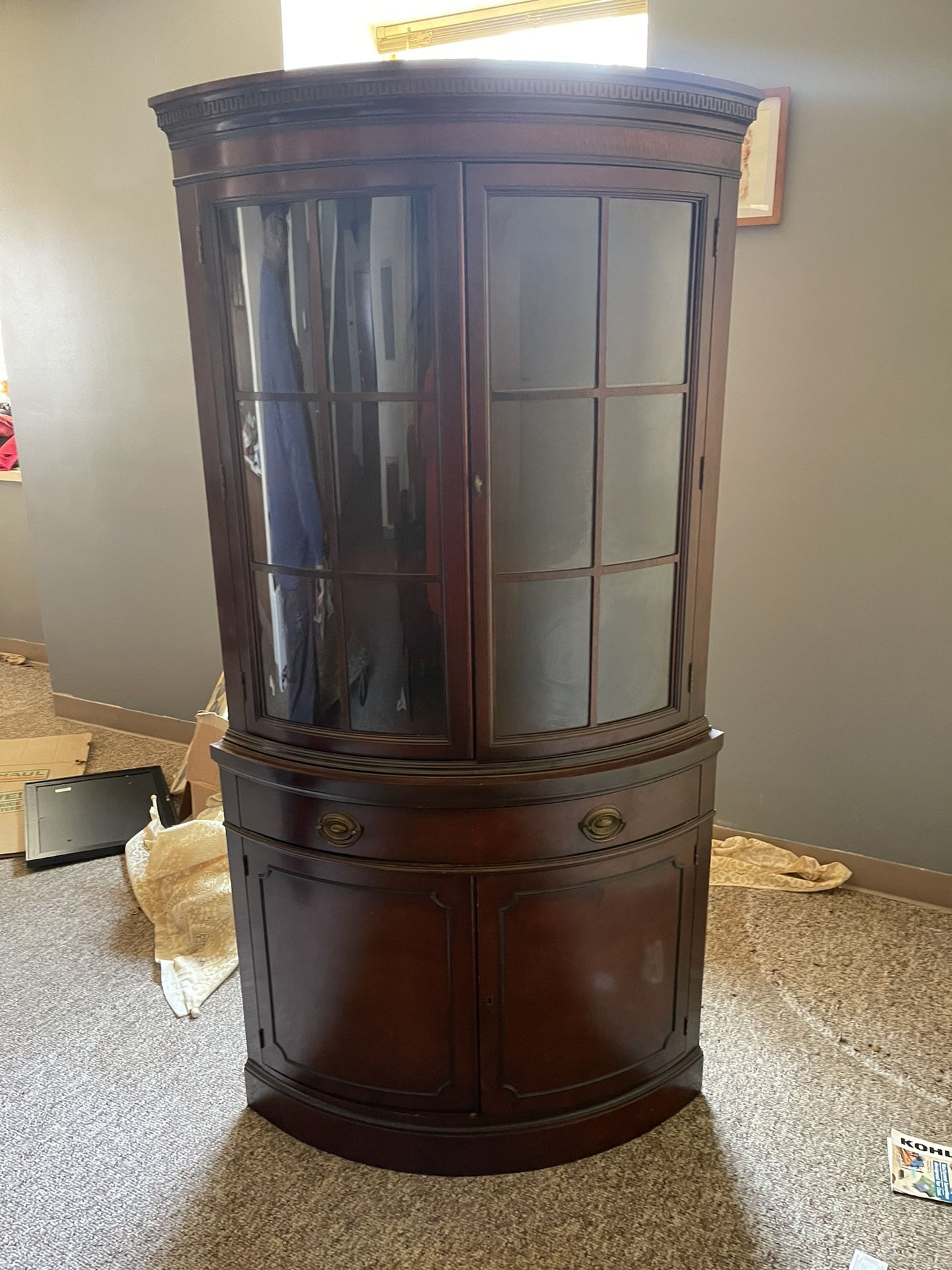 1949 Travis Court Collection By Drexel Corner Cabinet 