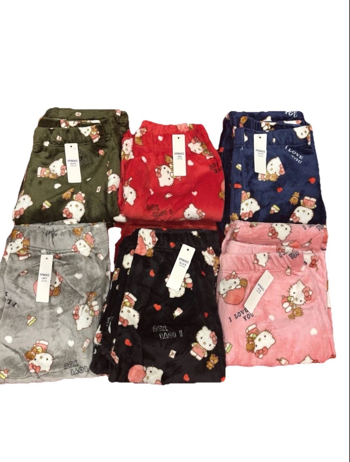 Hello Kitty Pj Set Bundle 6 Pj Pants !
