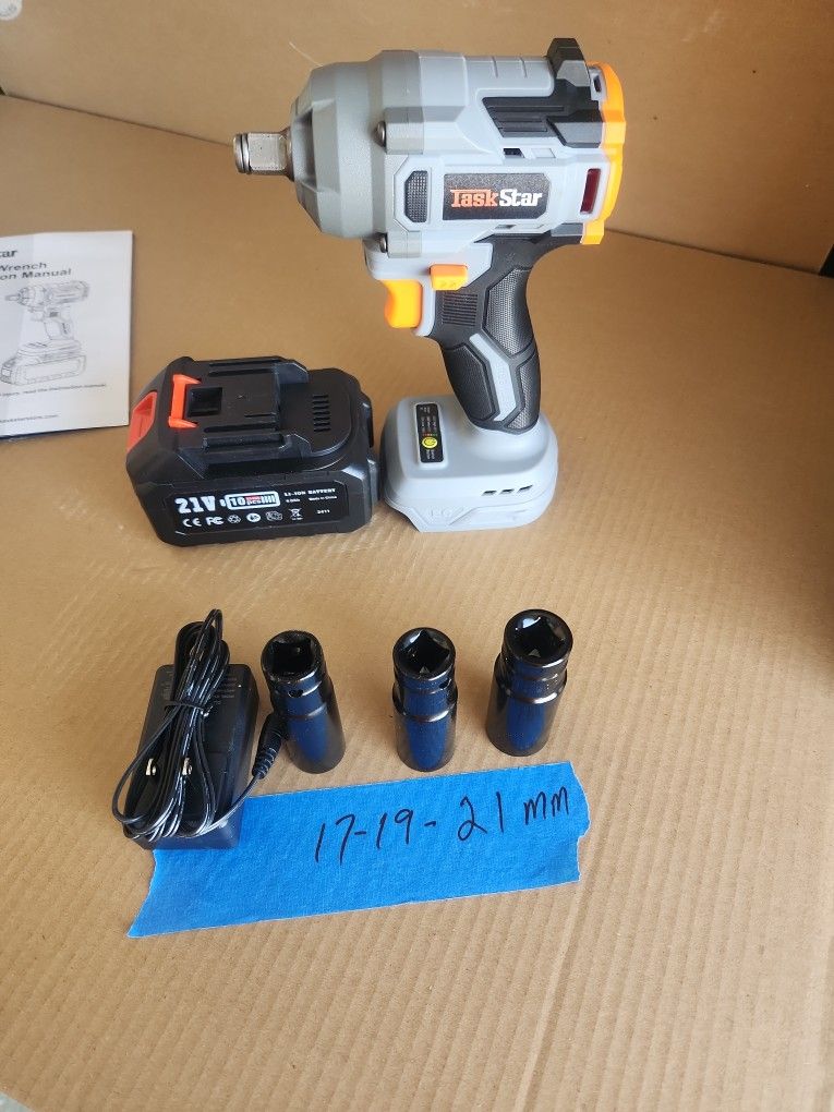 task start 21v.1/2" impact Wrench brushless. Motor new