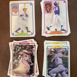 1984 Donruss Grand Champion Complete 60 Card Set Mantle Cobb Ruth & More Oversized Baseball Cards 