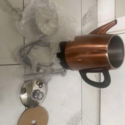 Moss & Stone Percolator Coffee Pot Electric 10 Cup, Stainless Steel Coffee Make