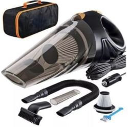 Car Vacuum Cleaner - Car Accessories - Small 12V High Power Handheld Portable Car Vacuum, 16 Ft Long Cord & Bag