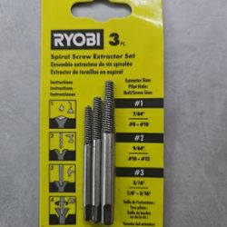Ryobi Spiral Screw Extractor
