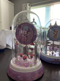 Clock Minnie Mouse, Winnie the Pooh And A Crystal Horse Clocks