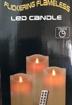Comenzar flickering flameless candle with remote