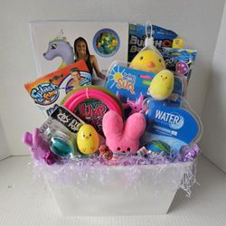 Glitter Dragon Pool Easter Basket  NEW 