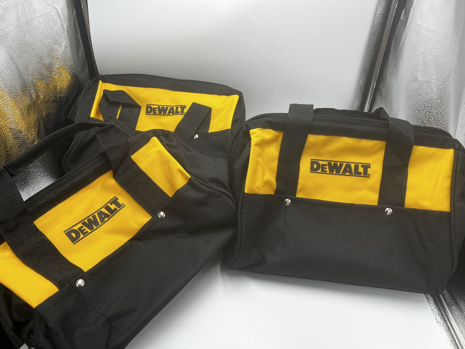 3X Dewalt Small 13” X 9” Contractor Heavy Duty Bag for Power and Hand Tools