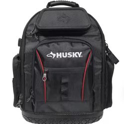 Husky 16 in. Pro Tool Backpack – Heavy-Duty Tool Storage Bag