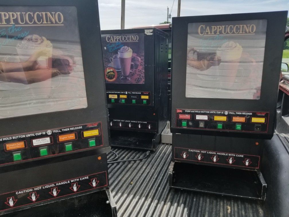 3 Commercial CecilWare 5 Selection Cappuccino Machine