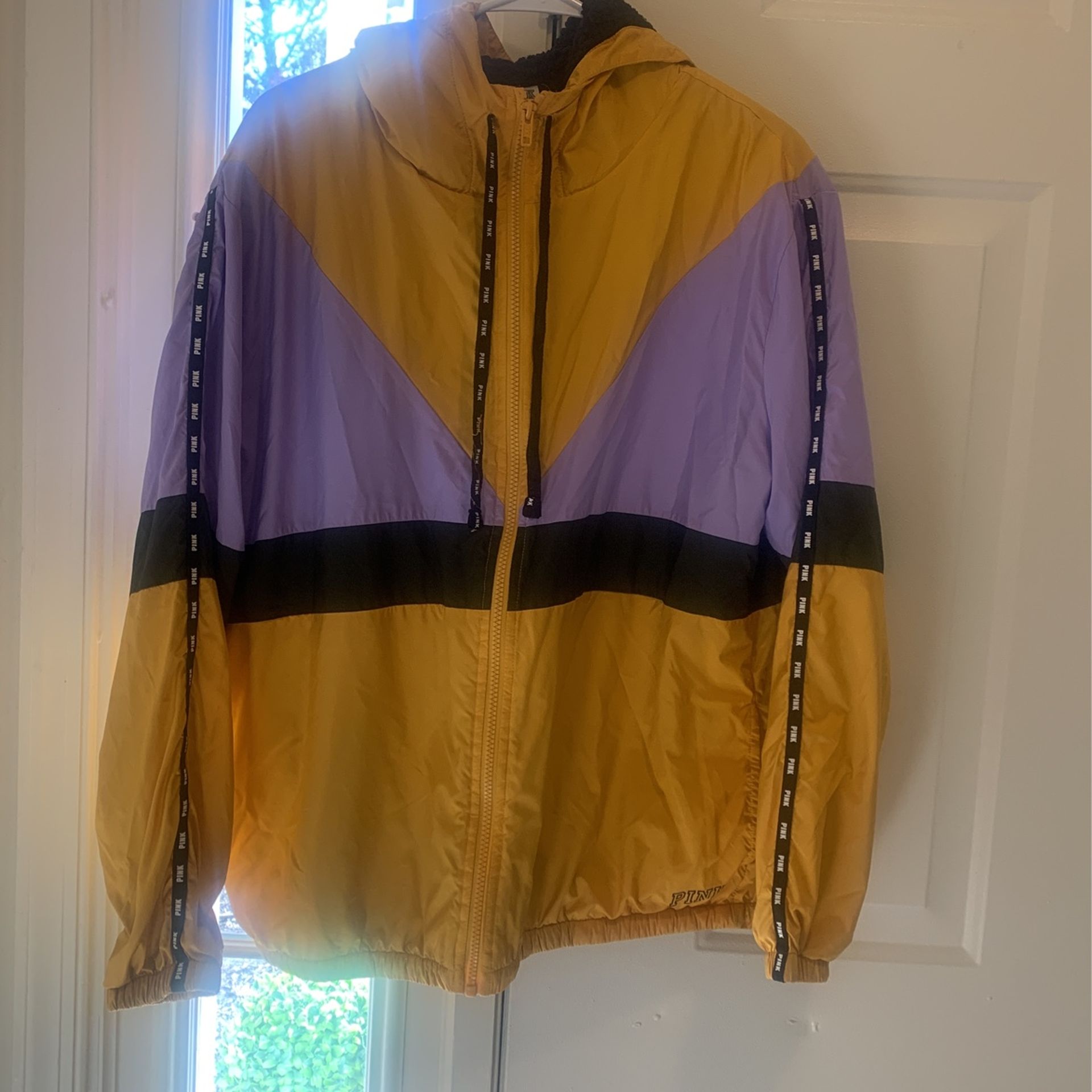 Pink windbreaker