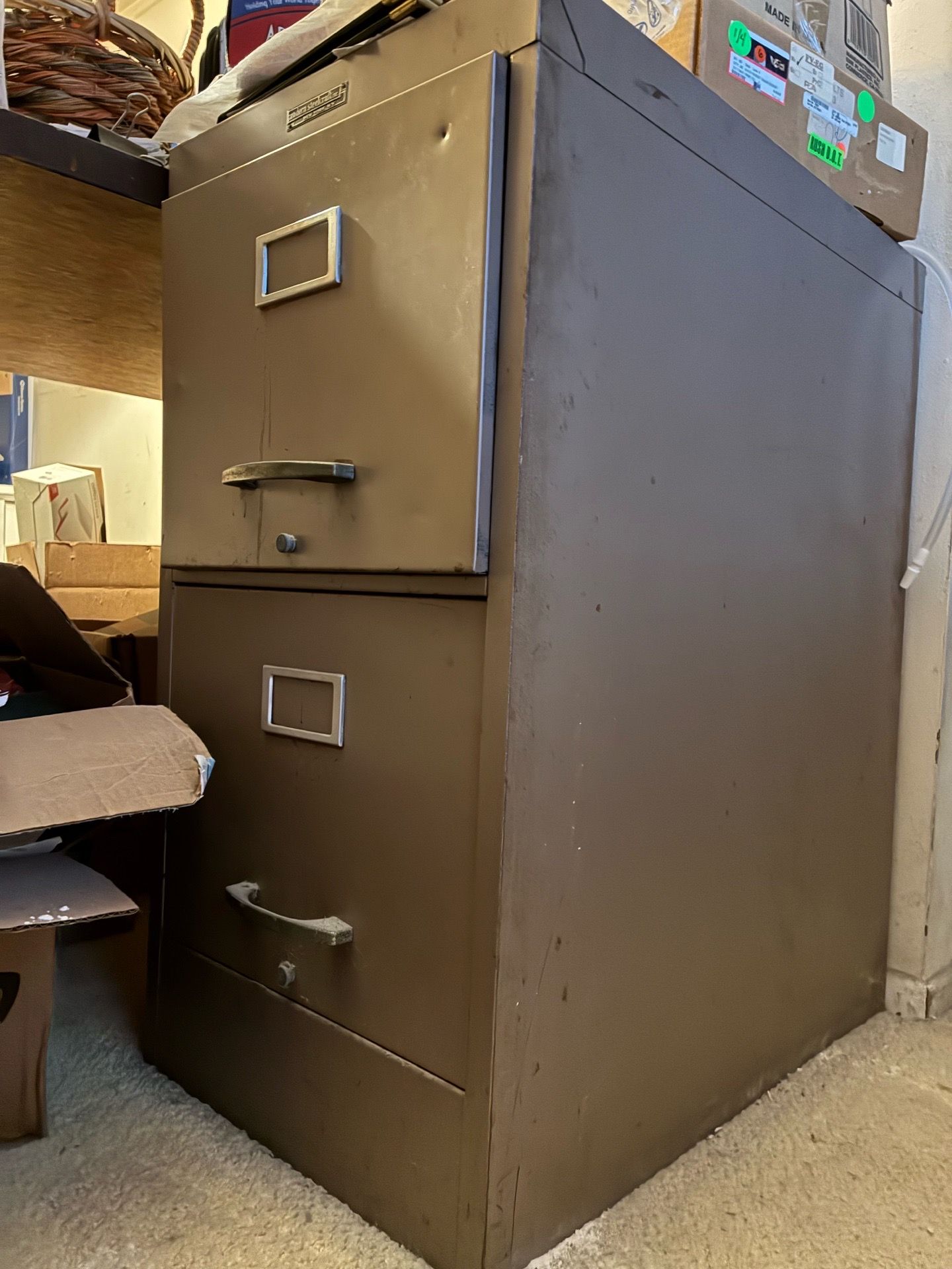 Free metal file cabinets!