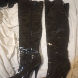 Frederick's Of Hollywood thigh high boots