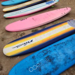 Surfboards Soft Boards And Hardboards They Range From $50 To $175