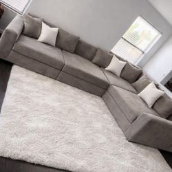 Living. Spaces Sectional Couch 