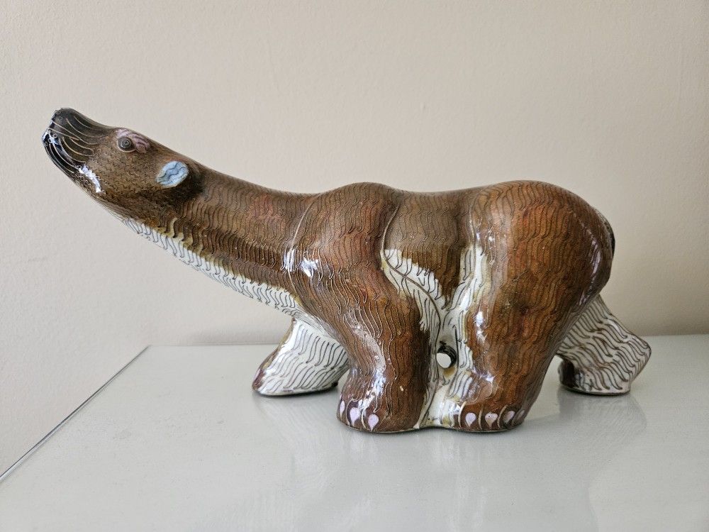 Ceramic Bear Figurine