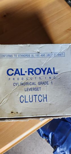 Cal-Royal DUM-40L Cylindrical Grade 1 Leverset Clutch, Genesys Series, US 10B

