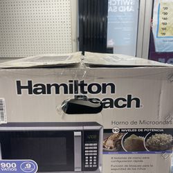 Hamilton Beach Microwave 900 Watt New