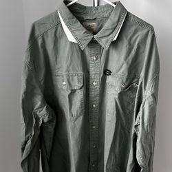 Classic L.L. Bean Long Sleeve Shirt – Men’s 3XL, Green