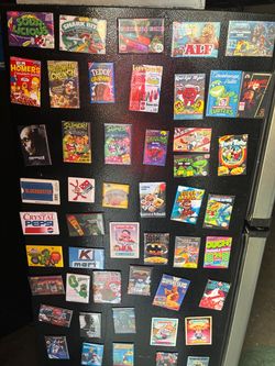 Large Lot of 80s 90s Nostalgia Fridge Magnets