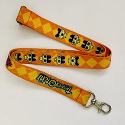 ✨Tamagotchi Lanyard Gotchi Original Vintage Leash Lama Mametchi Gold Plaid Square