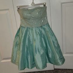 Strapless Short Formal Dress
