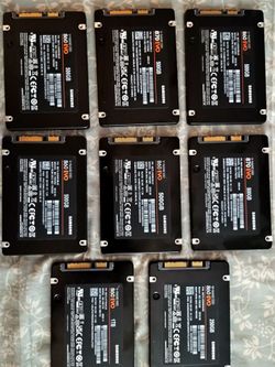 Samsung EVO SATA SSD Drives Lot