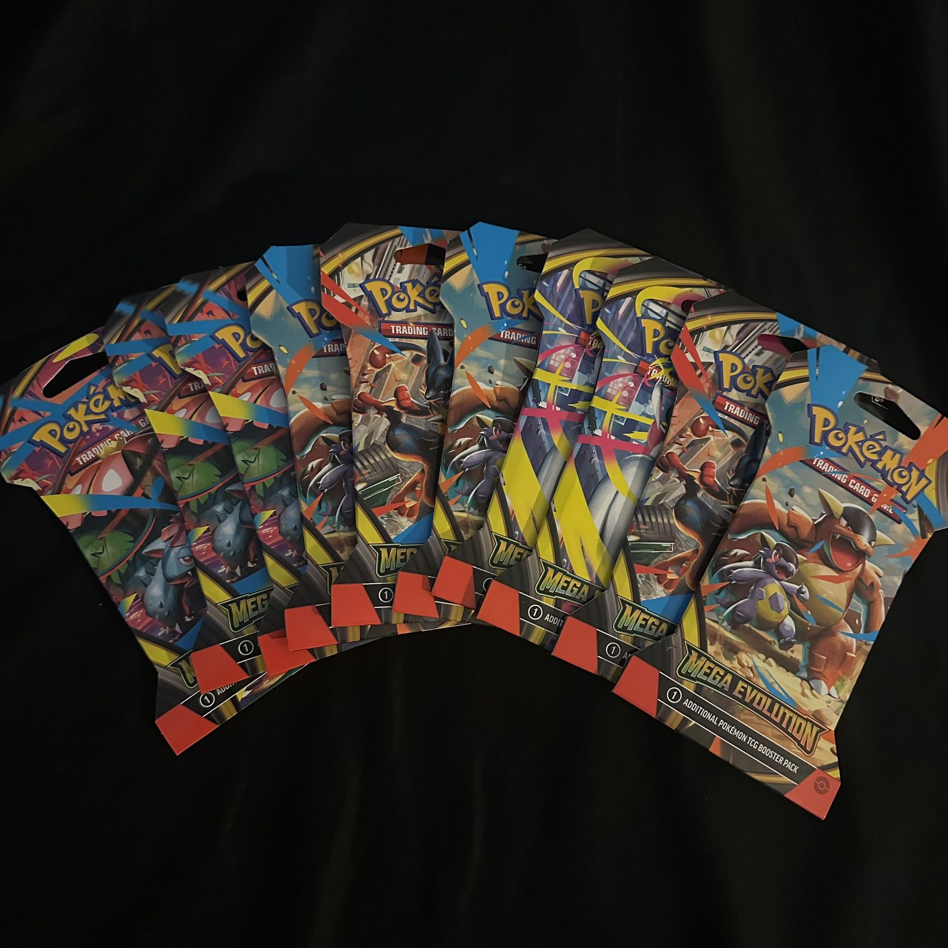 10x Pokemon TCG Mega Evolution Booster Packs