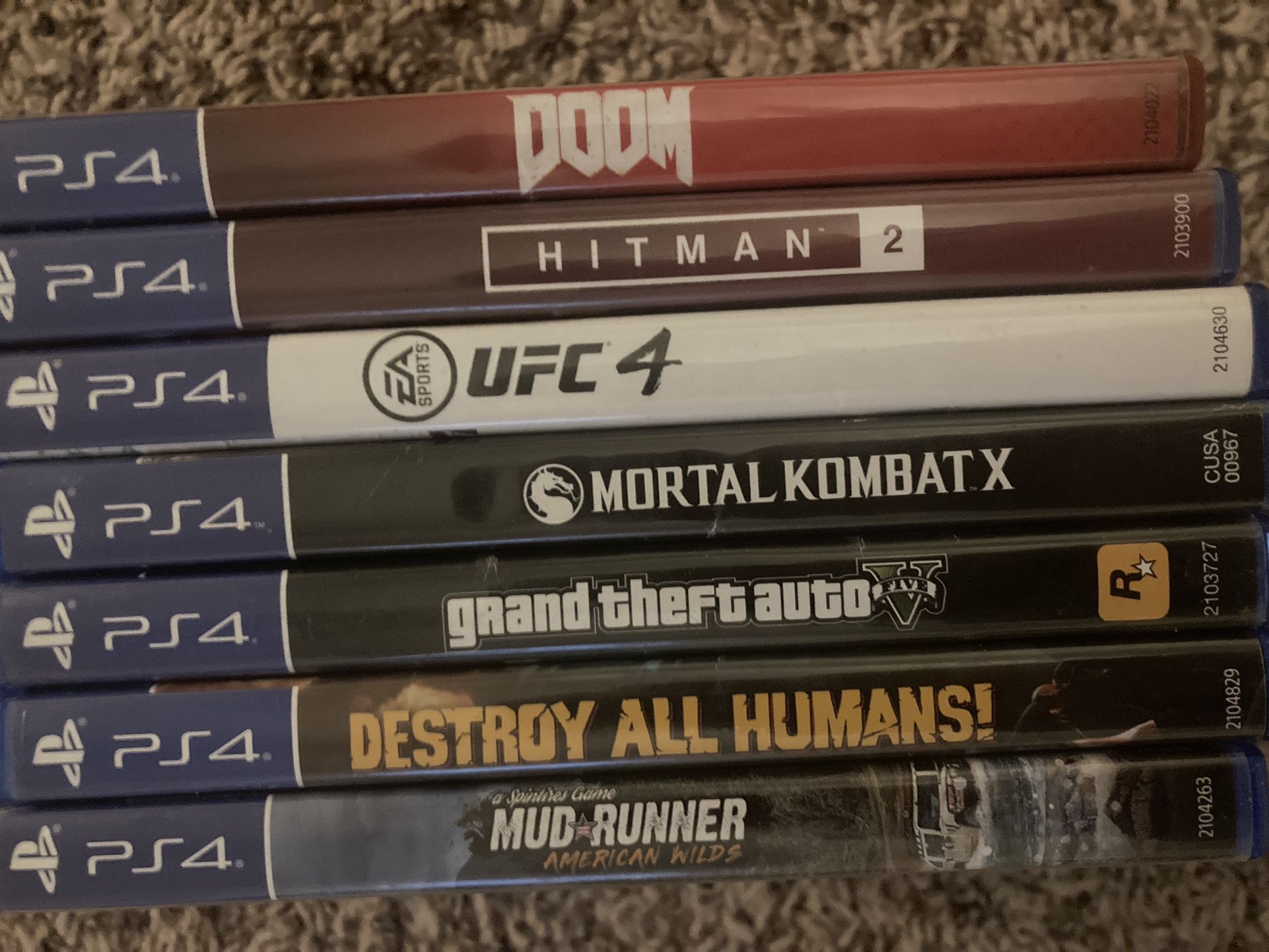 PS4 Game Lot 