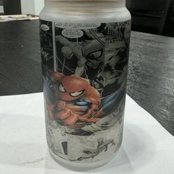 Spiderman Glass Cup