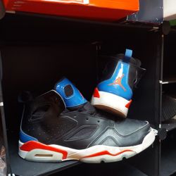 Size 13 - Jordan Flight Club 91 Black Royal Orange